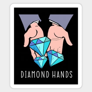 Diamond Hands - Crypto Design Magnet